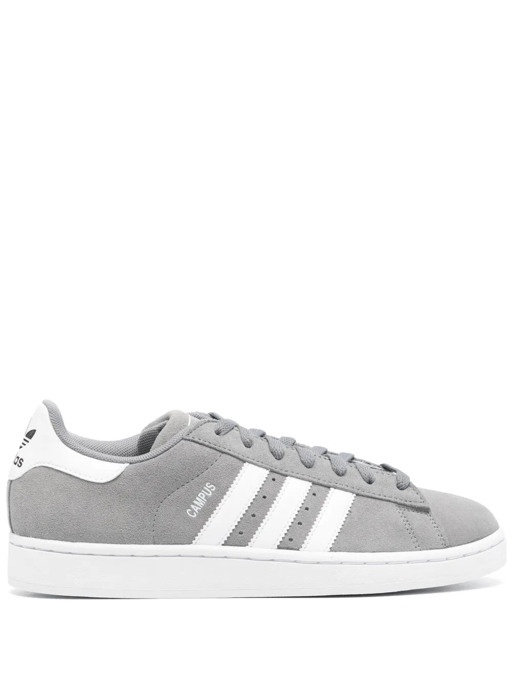 adidas Campus 2 Suede Sneakers — Grey/White — Size US M 10.5 - US W 12 — Front View