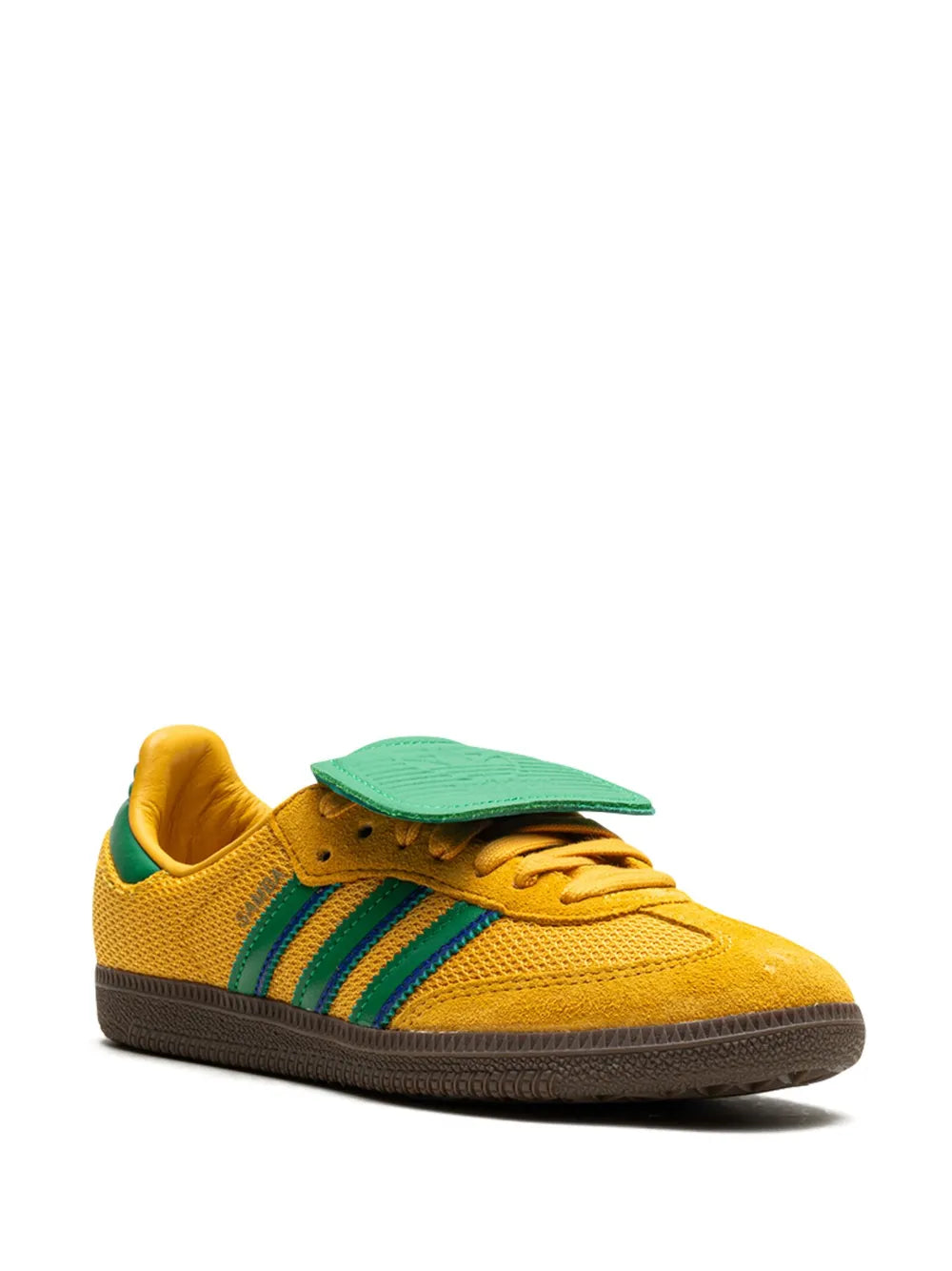 adidas Samba Lt Preloved Yellow Sneakers — Yellow/Green — Size US M 10.5 - US W 12 — Side View