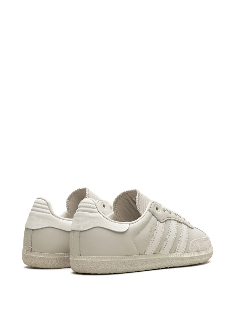 adidas X Pharrell Williams Samba Cloud White Sneakers — Cloud White — Size US M 10 - US W 11.5 — Back View