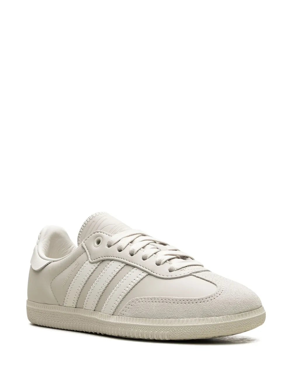 adidas X Pharrell Williams Samba Cloud White Sneakers — Cloud White — Size US M 10 - US W 11.5 — Side View