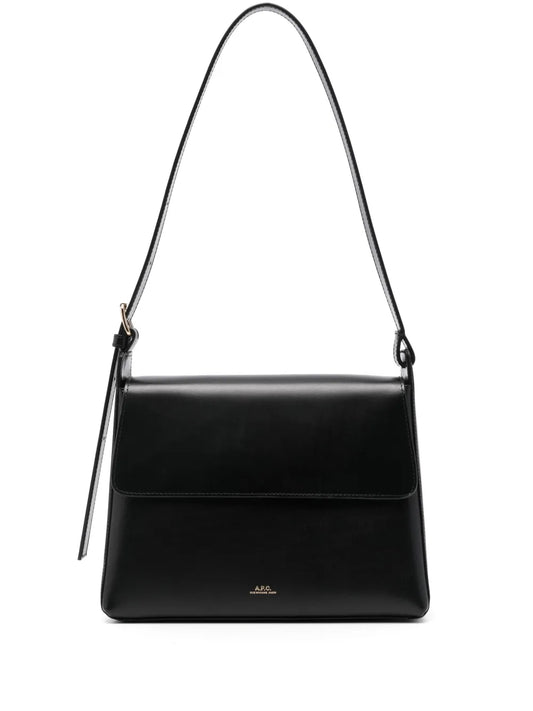 Apc Virginie Leather Shoulder Bag — Same as shown — Size One Size — Front View