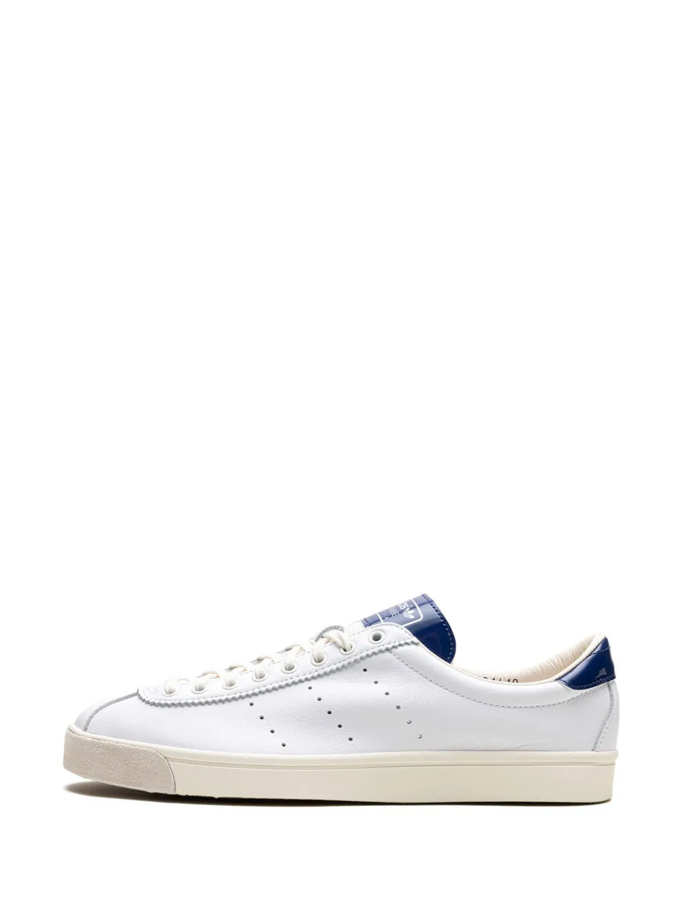 adidas Lacombe White/Navy Sneakers — White/Navy Blue — Size US M 10 - US W 11.5 — Detail View