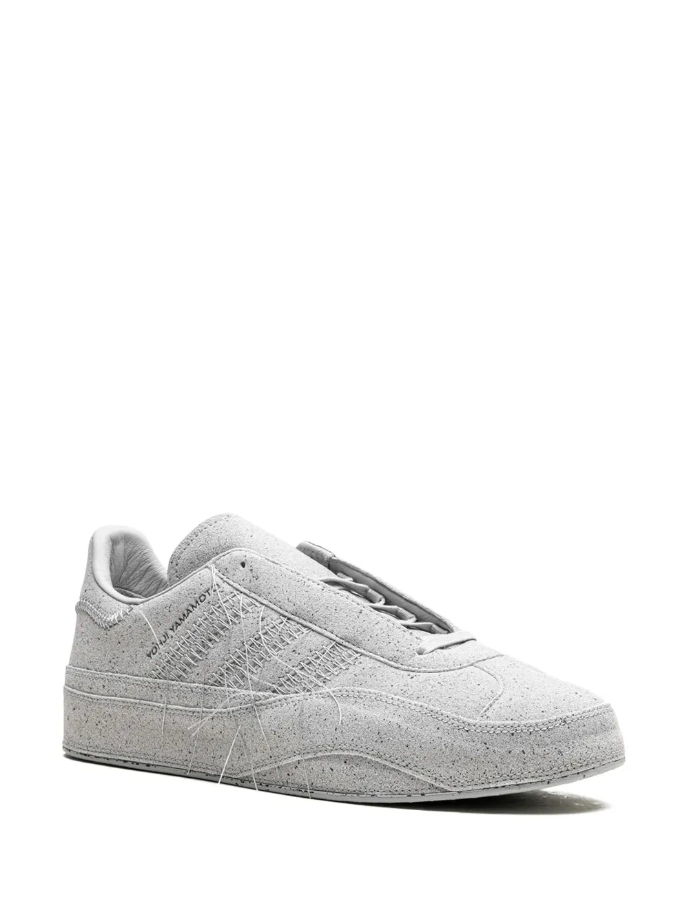 adidas Gazelle Y-3 - Clear Onix — Light Grey — Size US M 8.5 - US W 10 — Side View