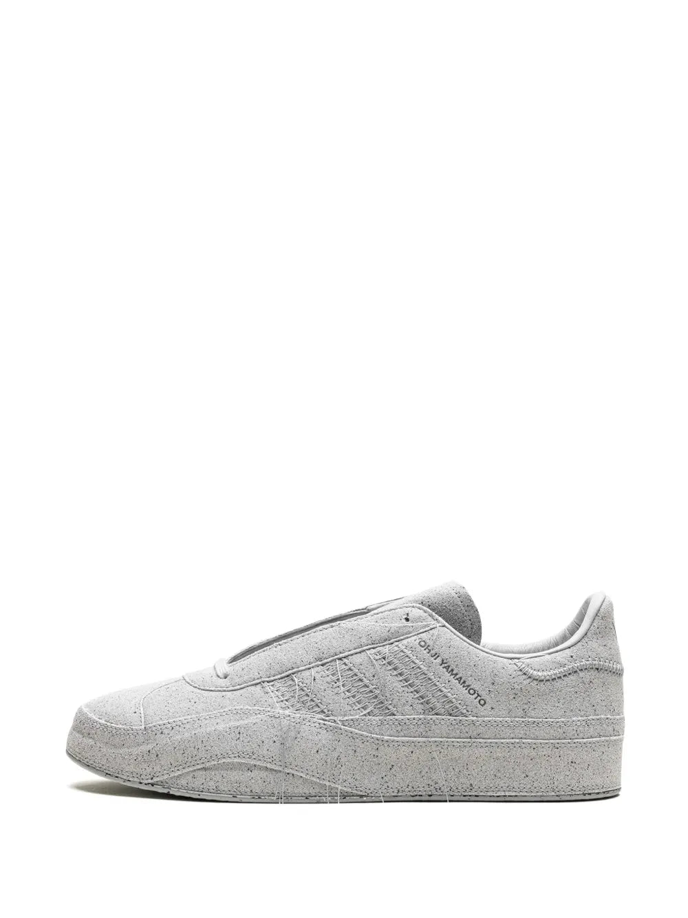 adidas Gazelle Y-3 - Clear Onix — Light Grey — Size US M 8.5 - US W 10 — Detail View