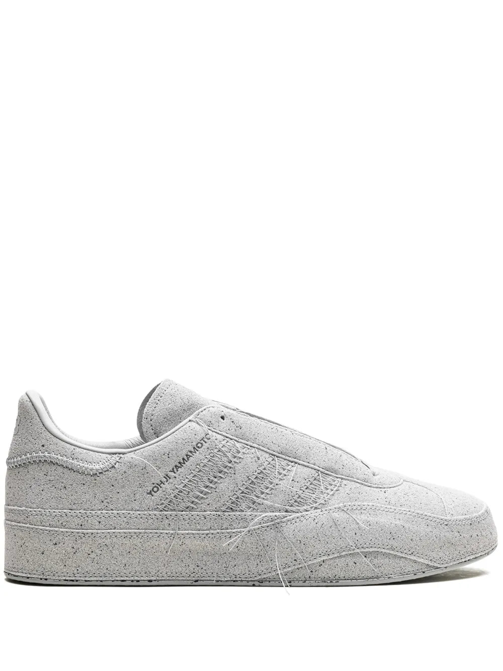 adidas Gazelle Y-3 - Clear Onix — Light Grey — Size US M 8.5 - US W 10 — Front View