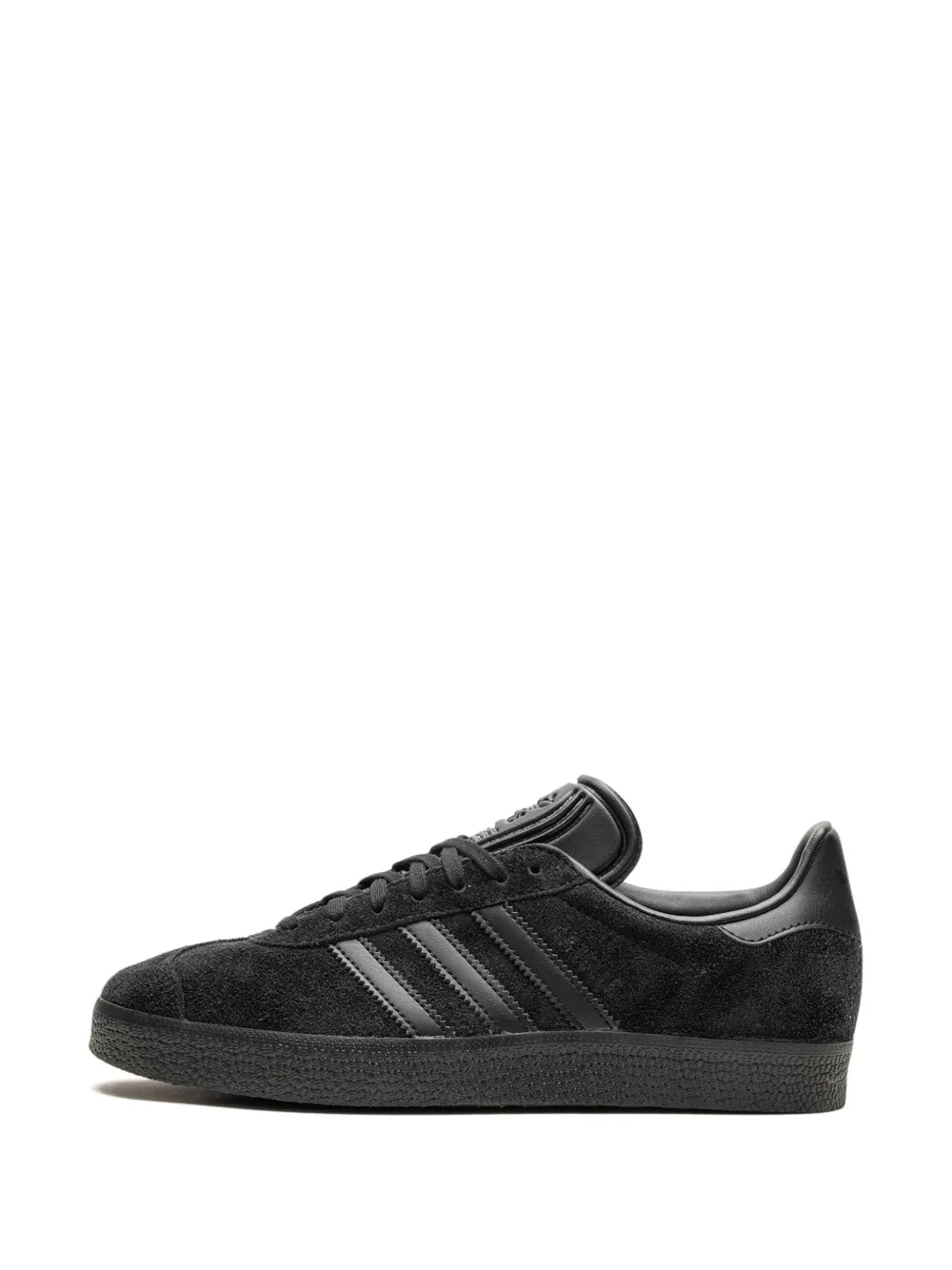 adidas Gazelle Triple Black Sneakers — Black — Size US M 8.5 - US W 10 — Detail View