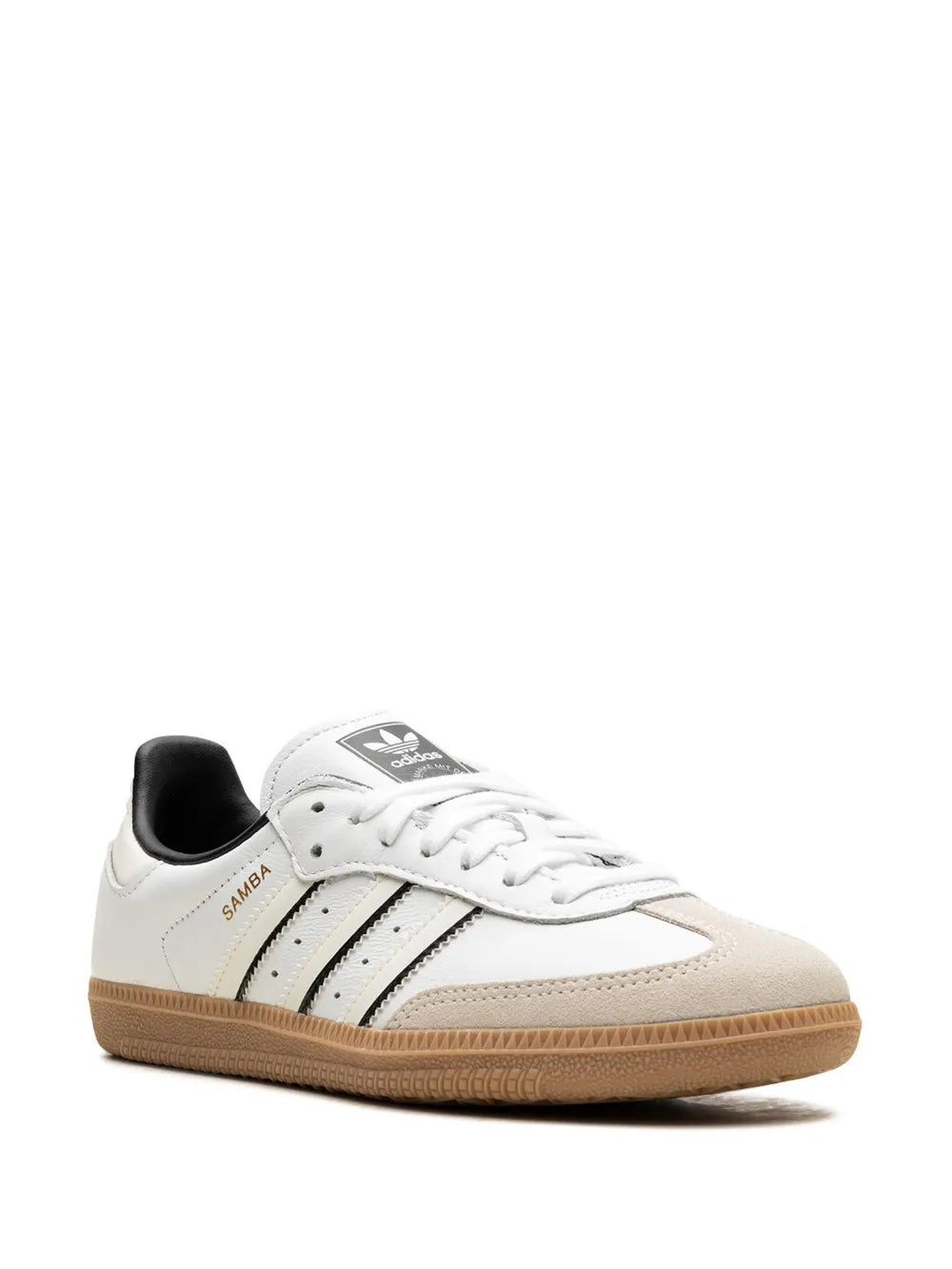 adidas Samba Og Off White/Core Black Sneakers — White — Size US M 11 - US W 12.5 — Side View