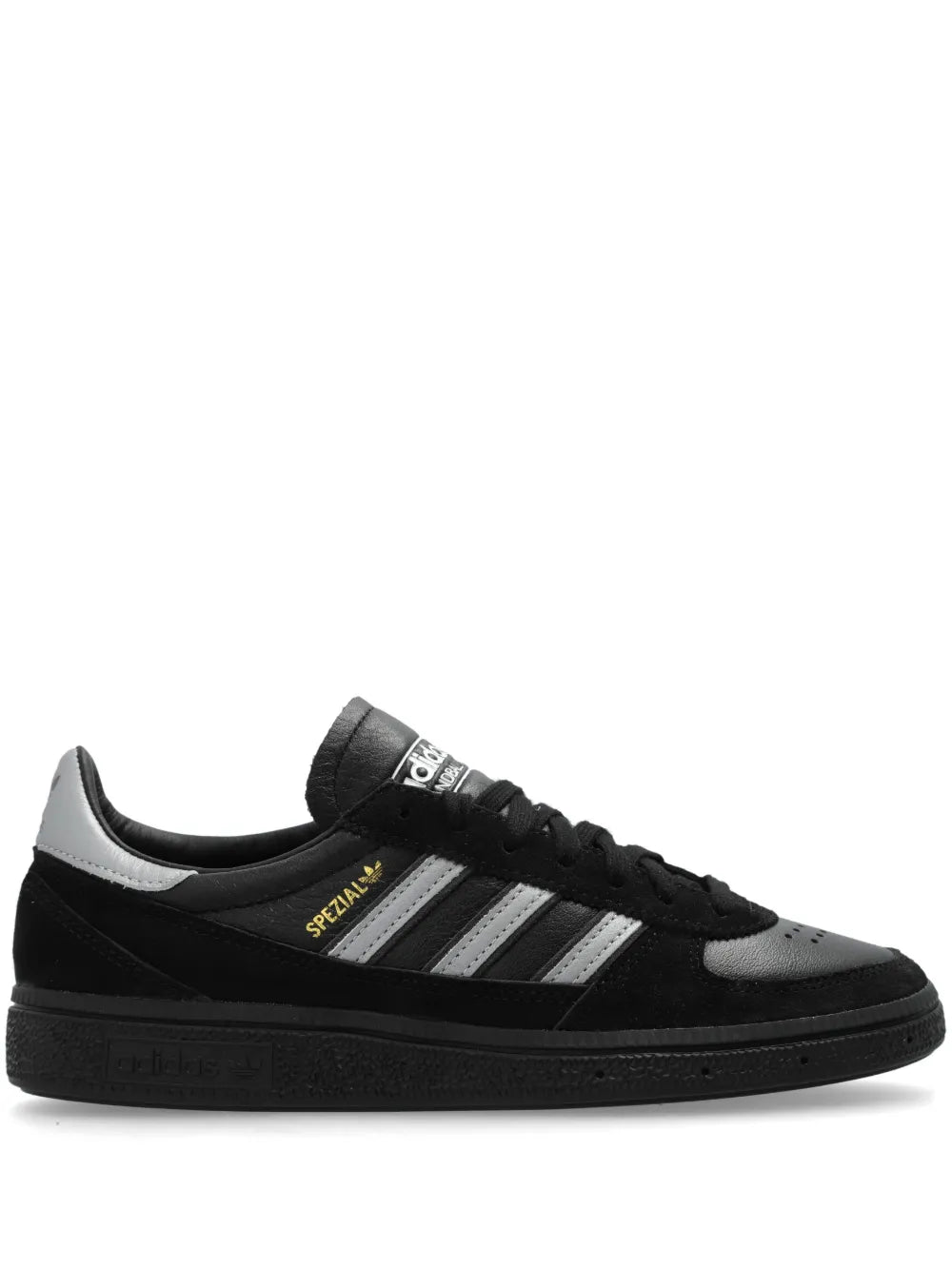 adidas Handball Spezial Wm Sneakers — Black — Size US M 9 - US W 10.5 — Front View