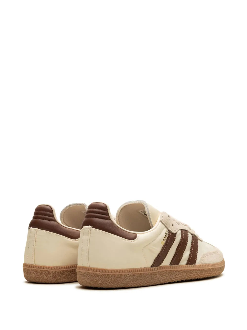 adidas Samba Og Cream White/Preloved Brown Sneakers — Cream White/Brown — Size US M 11.5 - US W 13 — Back View