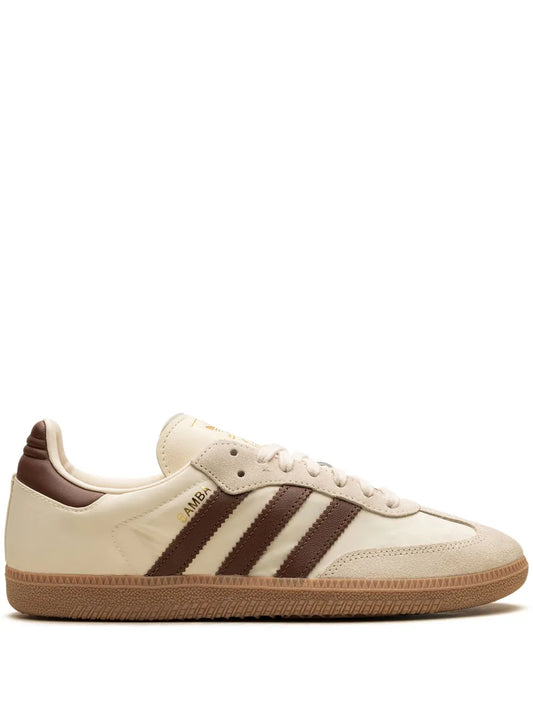 adidas Samba Og Cream White/Preloved Brown Sneakers — Cream White/Brown — Size US M 11.5 - US W 13 — Front View