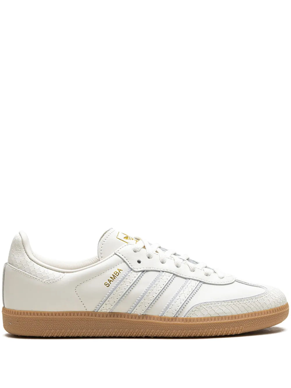 adidas Samba Og Core White/Gum Sneakers — Off-White — Size US M 9.5 - US W 11 — Front View