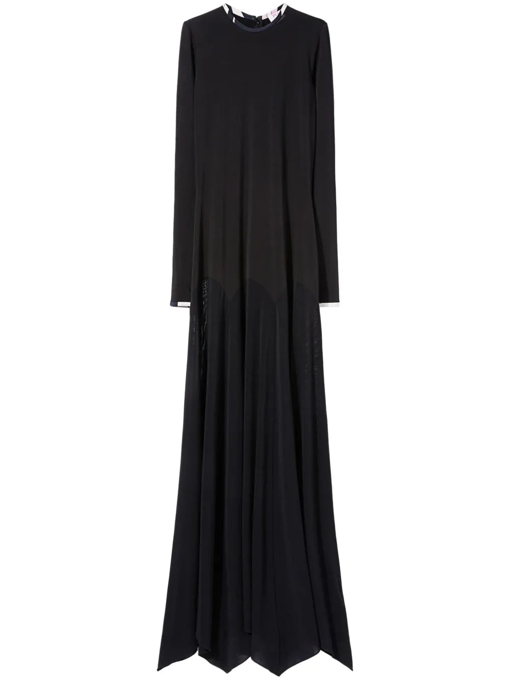 Pucci Knitted Maxi Dress — Black/ Red — Size XS — Front View