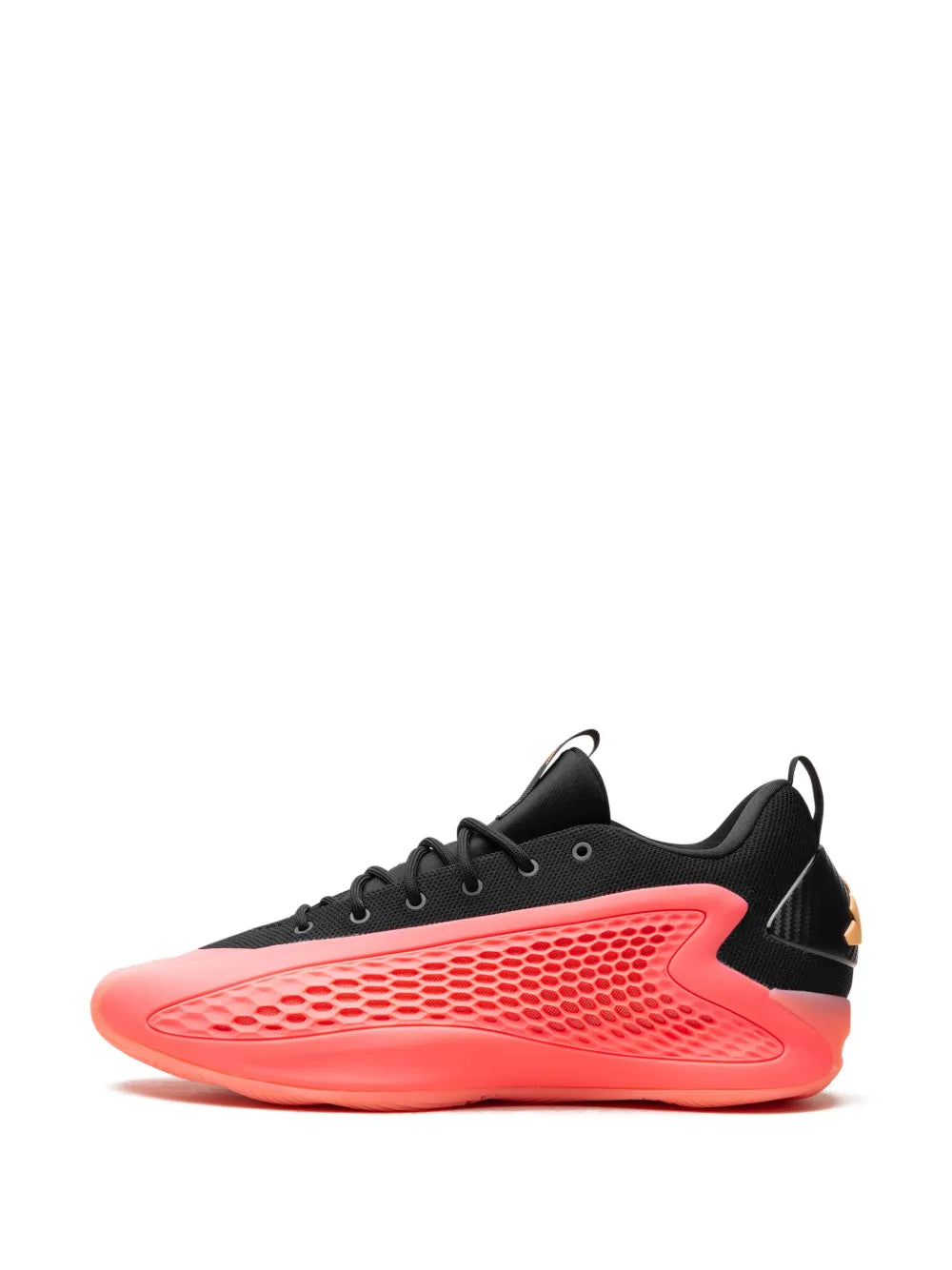 adidas Ae1 Low Mural Sneakers — Black/Red/Orange — Size US M 7 - US W 8.5 — Detail View