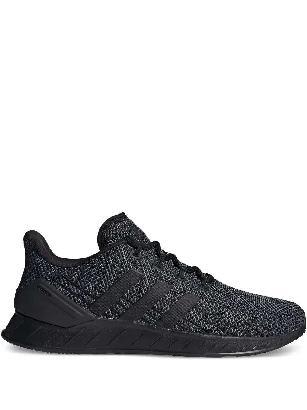 adidas Questar Flow Nxt Black Sneakers — Black — Size US M 9.5 - US W 11 — Front View