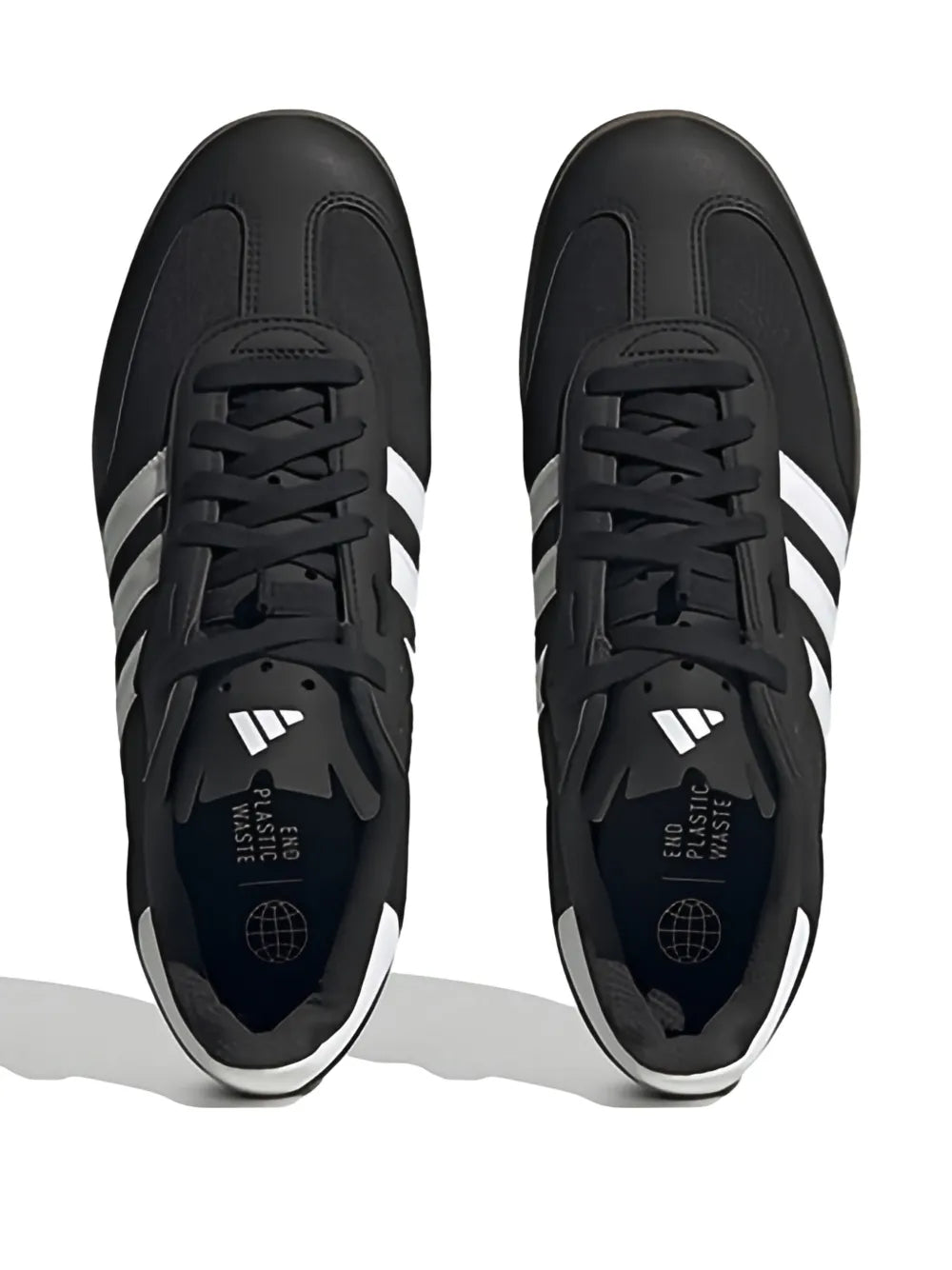adidas Velosamba Made With Nature Black Sneakers — Black — Size US M 5 - US W 6.5 — Top View