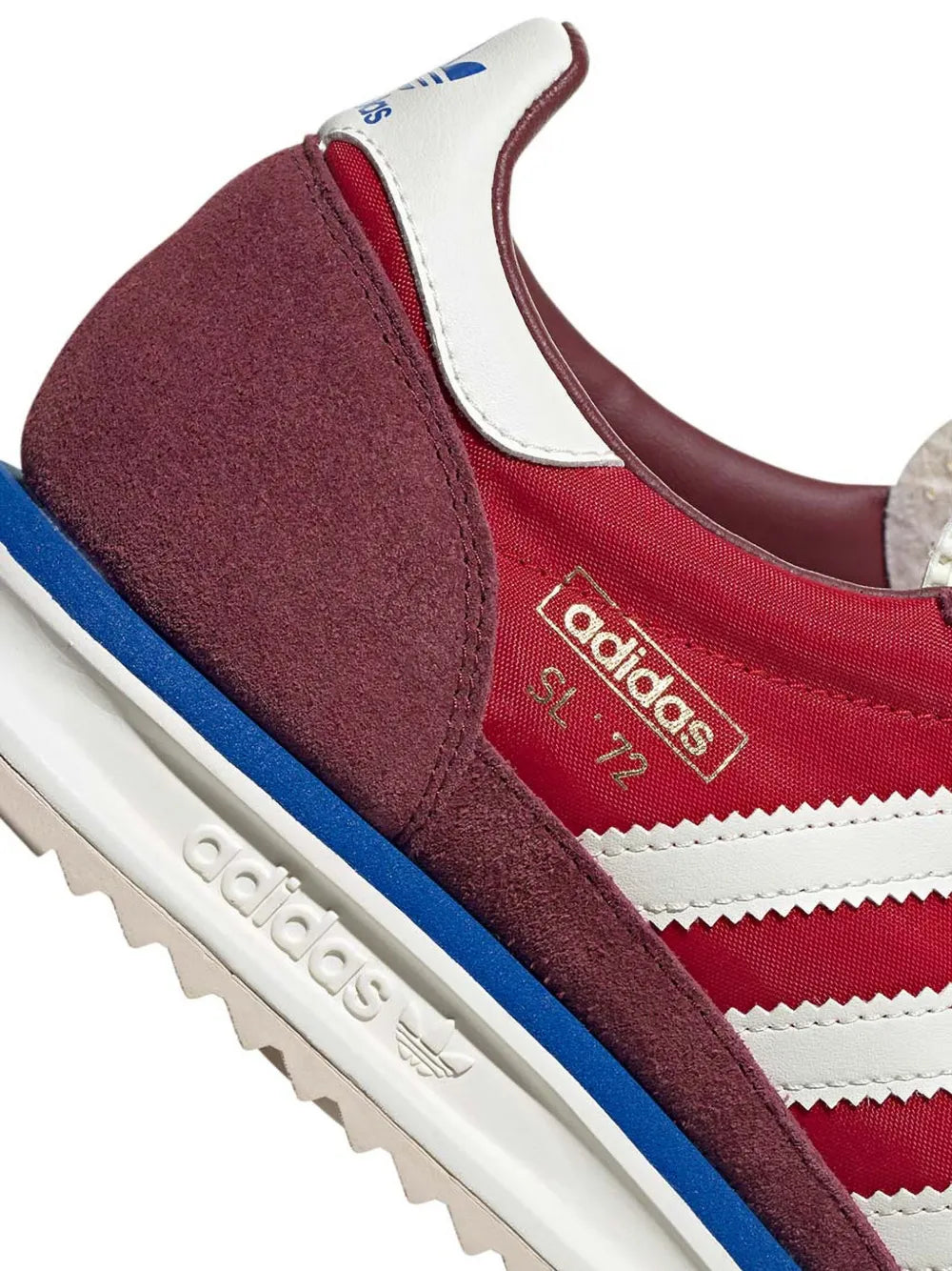 adidas Sl 72 Rs Sneakers — Bordeaux Red — Size US M 9 - US W 10.5 — Top View