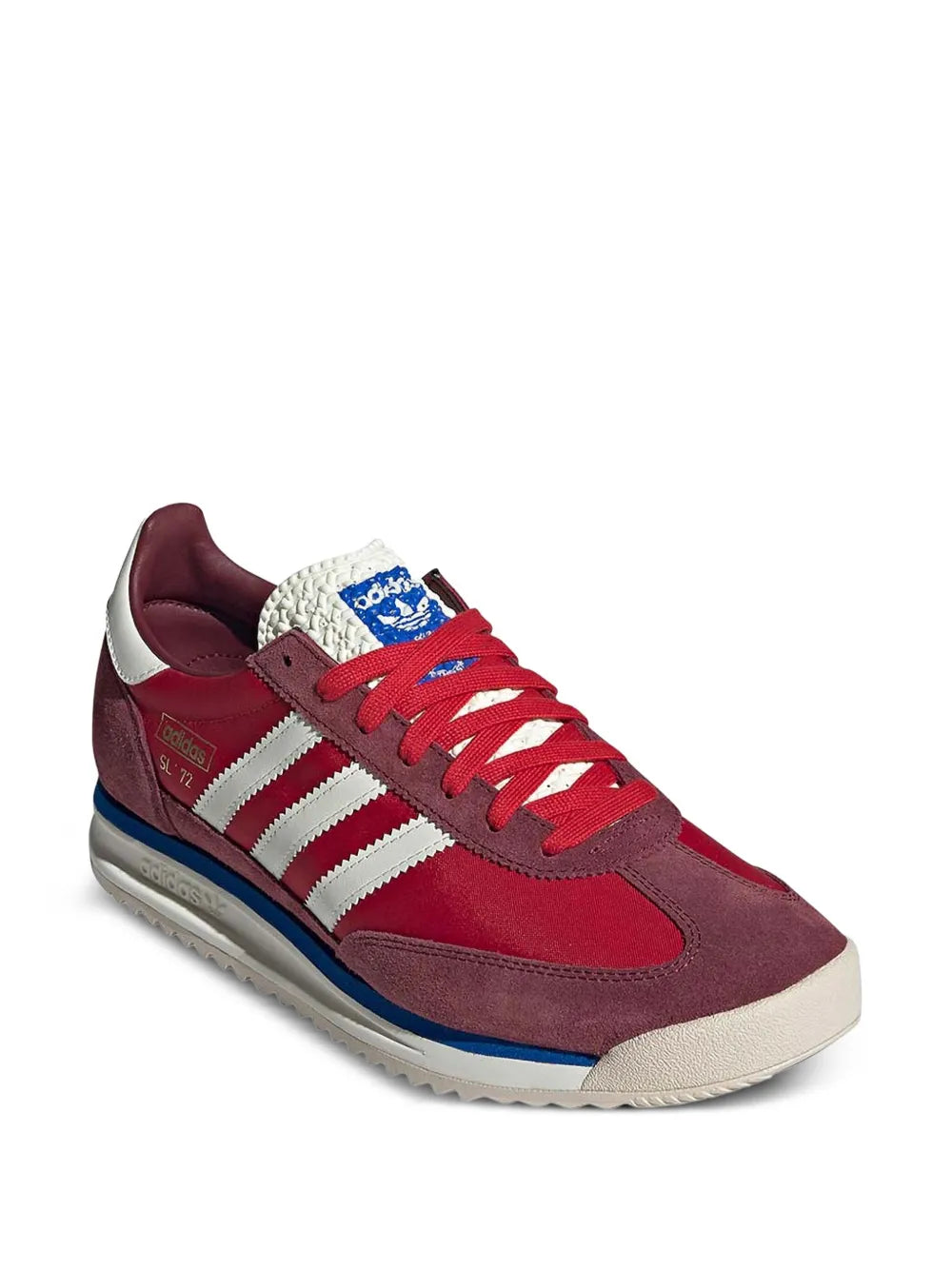 adidas Sl 72 Rs Sneakers — Bordeaux Red — Size US M 9 - US W 10.5 — Side View