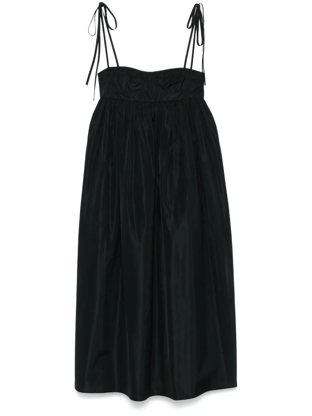 Cecilie Bahnsen Alena Maxi Dress — Black — Size XS — Front View