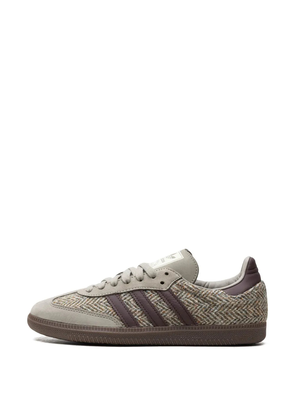 adidas Samba Og Tweed Pack Wonder Beige/Shadow Brown/Wonder White Sneakers — Beige — Size US M 8.5 - US W 10 — Detail View