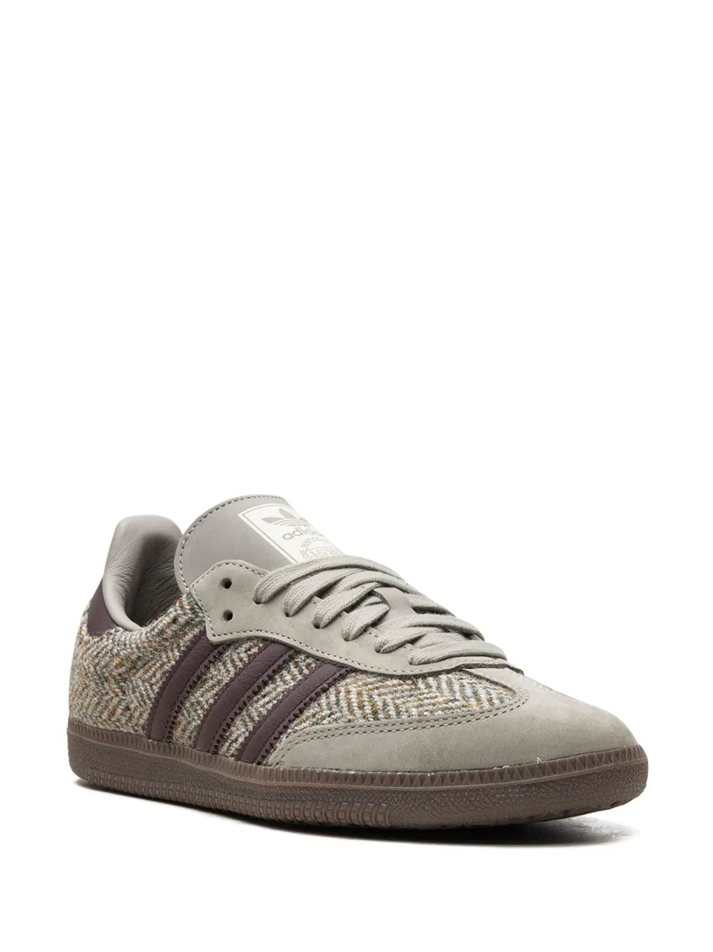 adidas Samba Og Tweed Pack Wonder Beige/Shadow Brown/Wonder White Sneakers — Beige — Size US M 8.5 - US W 10 — Side View