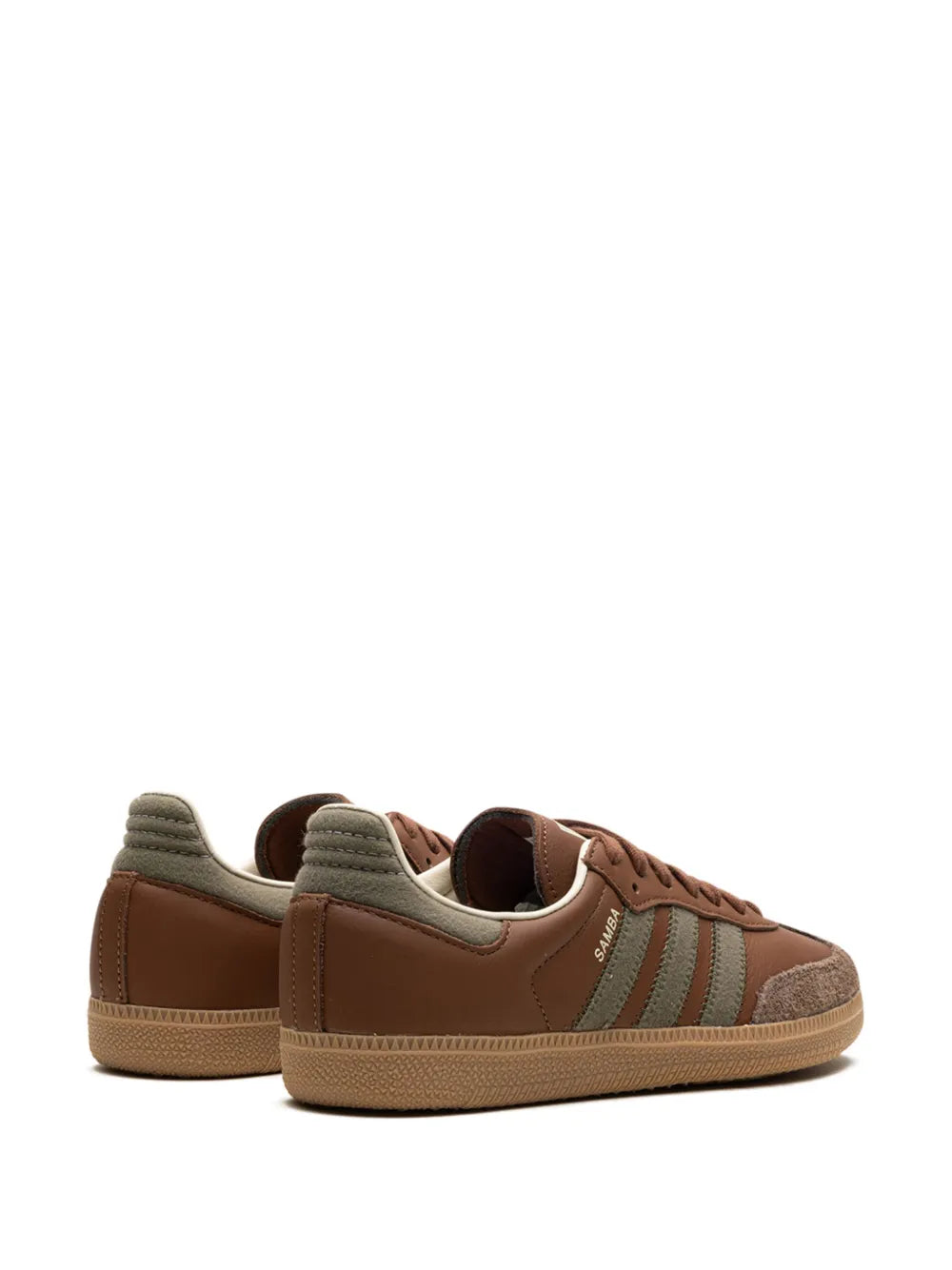 adidas Samba Og Brown Sneakers — Brown — Size US M 10.5 - US W 12 — Back View