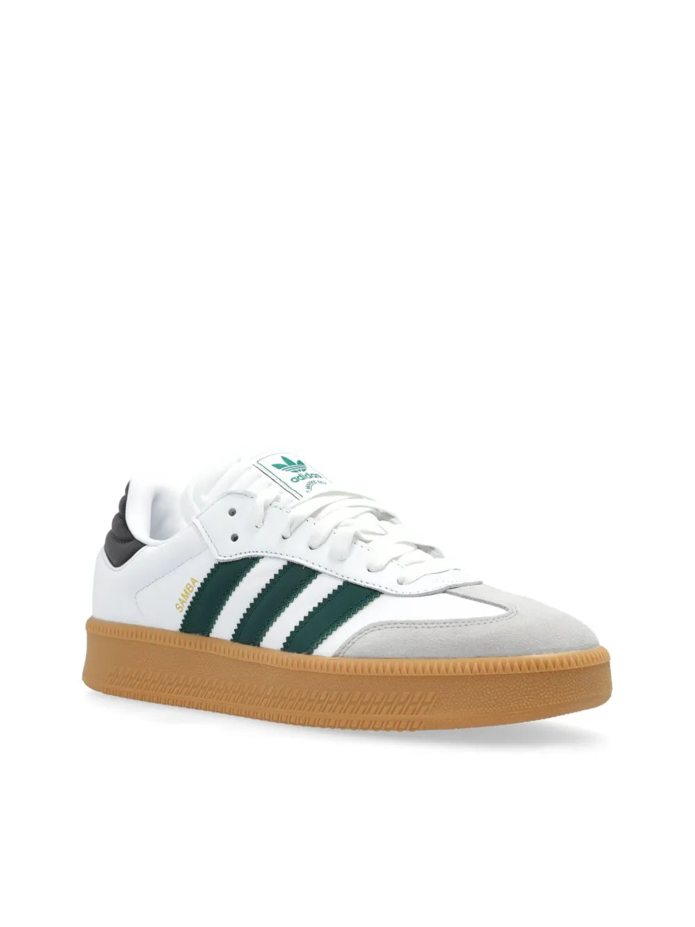 adidas Samba Xlg Sneakers — White/Green — Size US M 3.5 - US W 5 — Top View