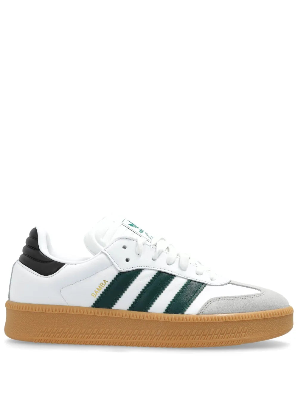 adidas Samba Xlg Sneakers — White/Green — Size US M 3.5 - US W 5 — Front View