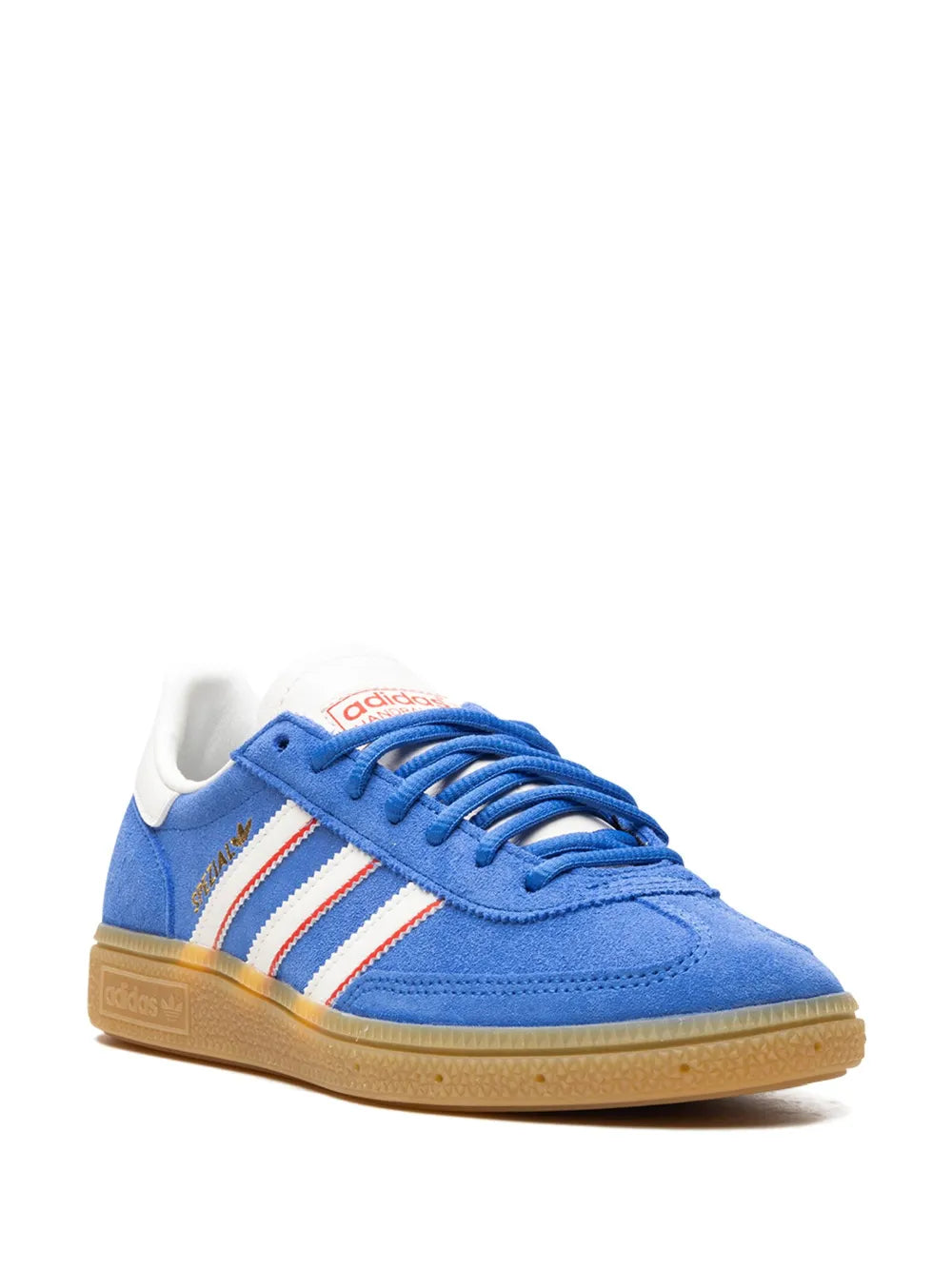 adidas Handball Spezial Blue/Better Scarlet Sneakers — Royal Blue — Size US M 8.5 - US W 10 — Side View