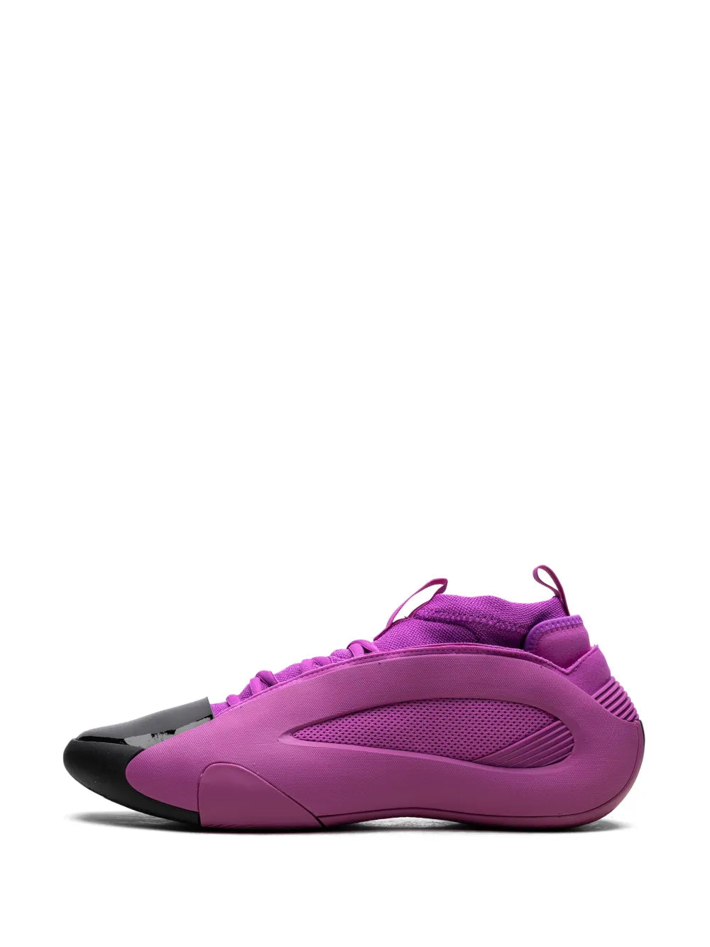 adidas Harden Vol. 8 Purple Burst Sneakers — Violet Purple/Black — Size US M 9 - US W 10.5 — Detail View