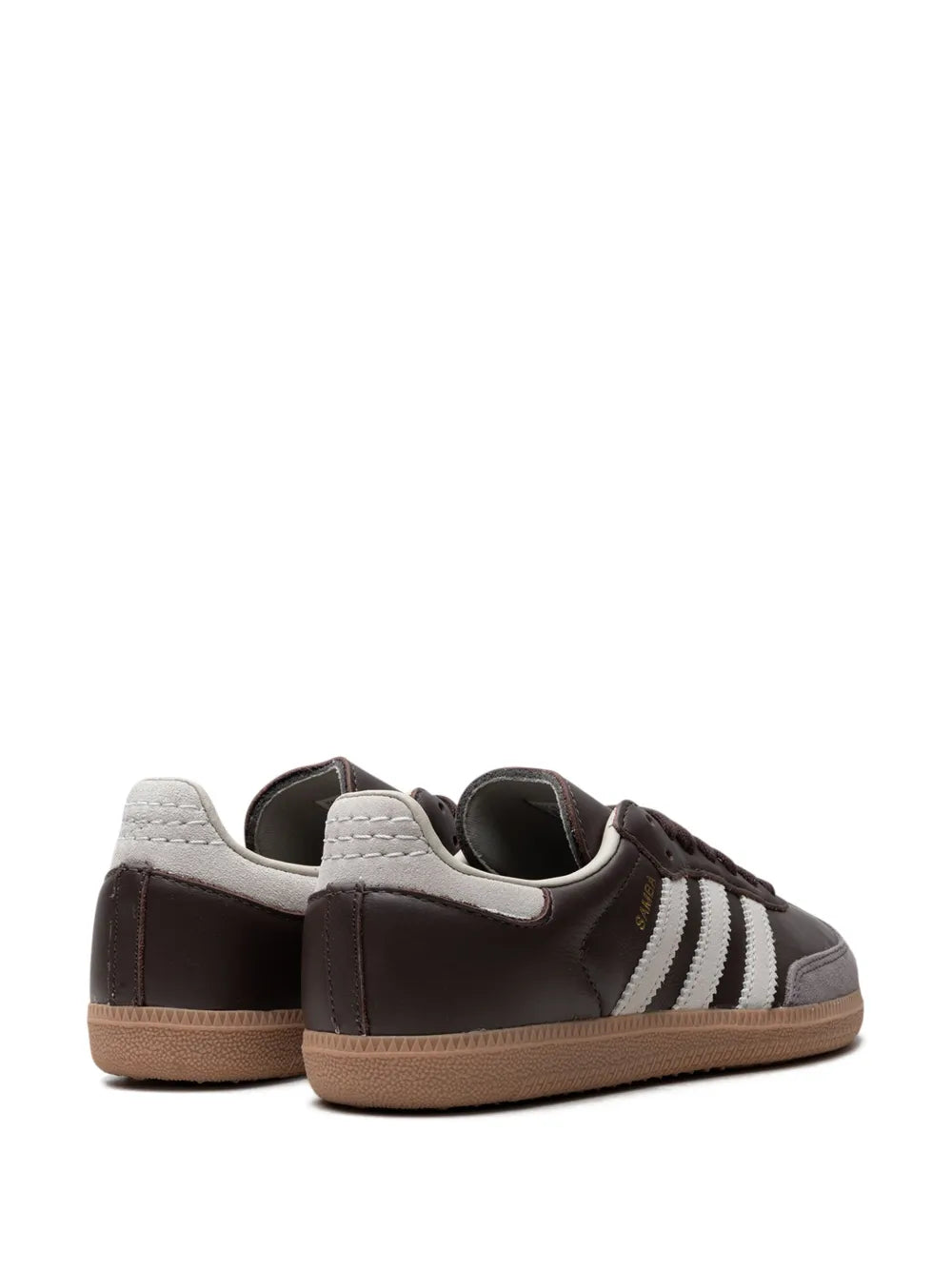 adidas Samba Og Brown/Putty Grey Sneakers — Brown — Size US M 9.5 - US W 11 — Back View