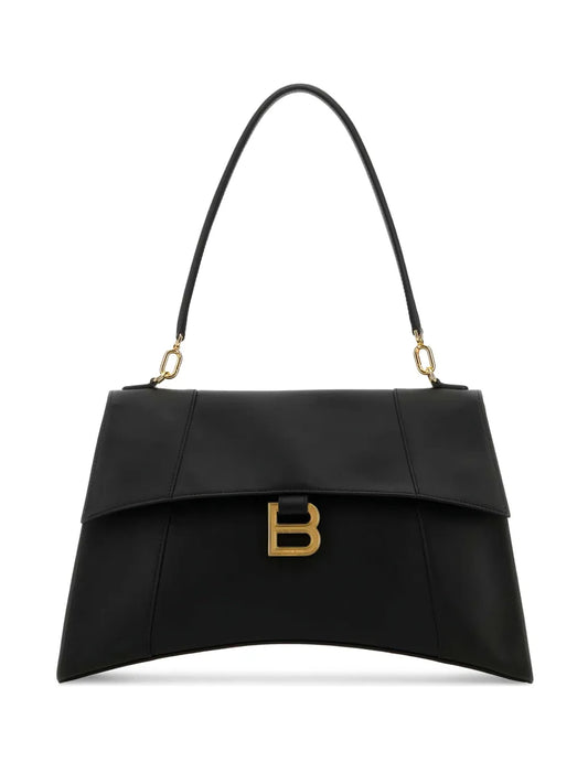Balenciaga Medium Hourglass Soft Shoulder Bag — Same as shown — Size One Size — Front View