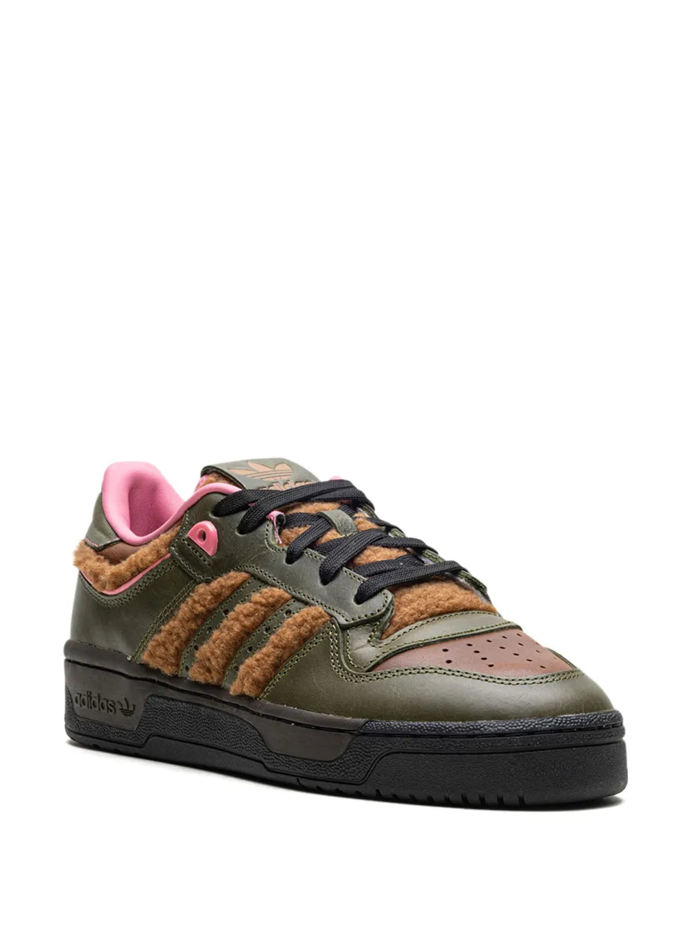 adidas Rivalry The Simpsons - Werewolf Flanders Sneakers — Brown — Size US M 9.5 - US W 11 — Side View