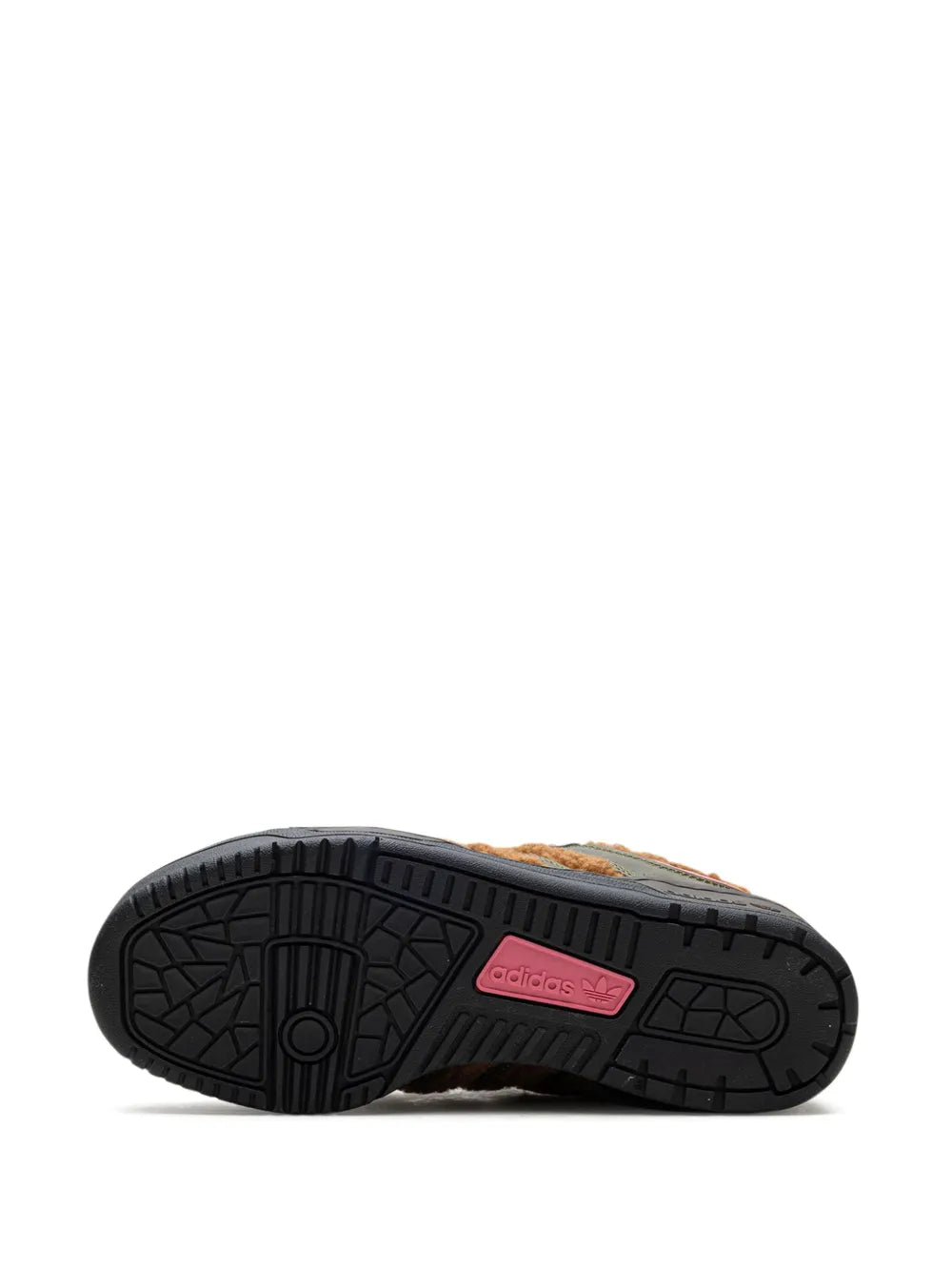 adidas Rivalry The Simpsons - Werewolf Flanders Sneakers — Brown — Size US M 9.5 - US W 11 — Top View