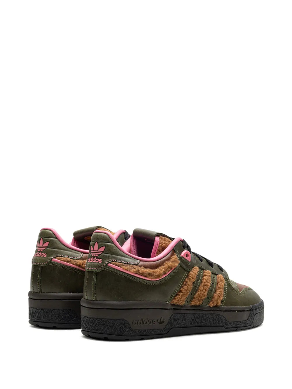 adidas Rivalry The Simpsons - Werewolf Flanders Sneakers — Brown — Size US M 9.5 - US W 11 — Back View