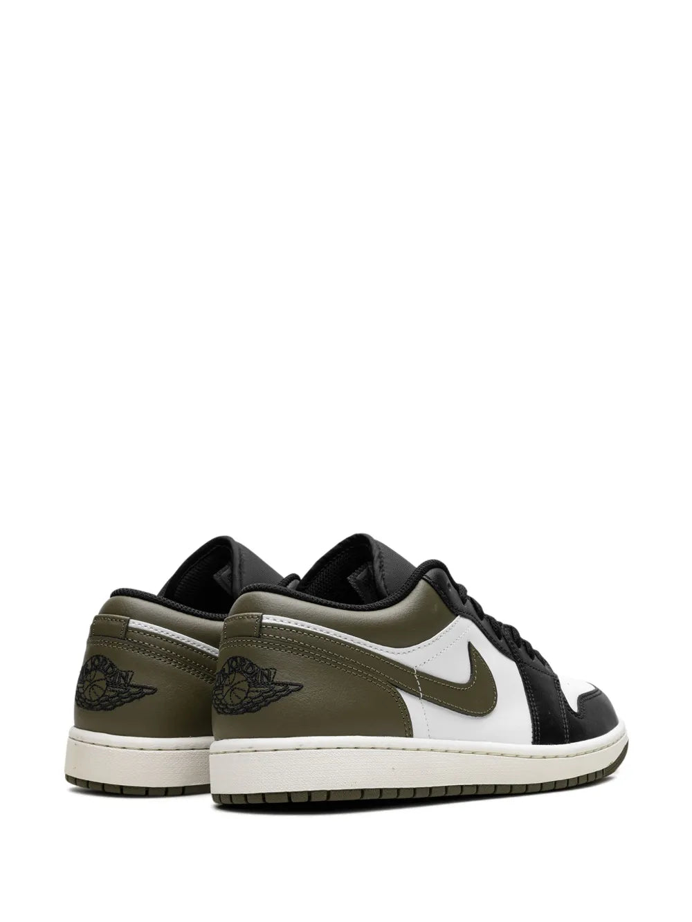 Air Jordan 1 Low Sneakers — White — Size US M 10.5 - US W 12 — Back View