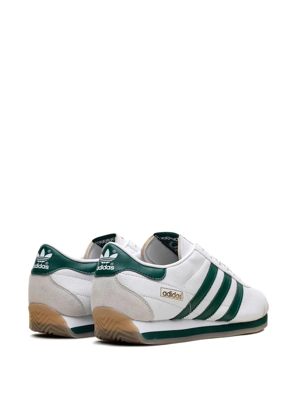 adidas Country Japan White Collegiate Green Sneakers — White — Size US M 9.5 - US W 11 — Back View