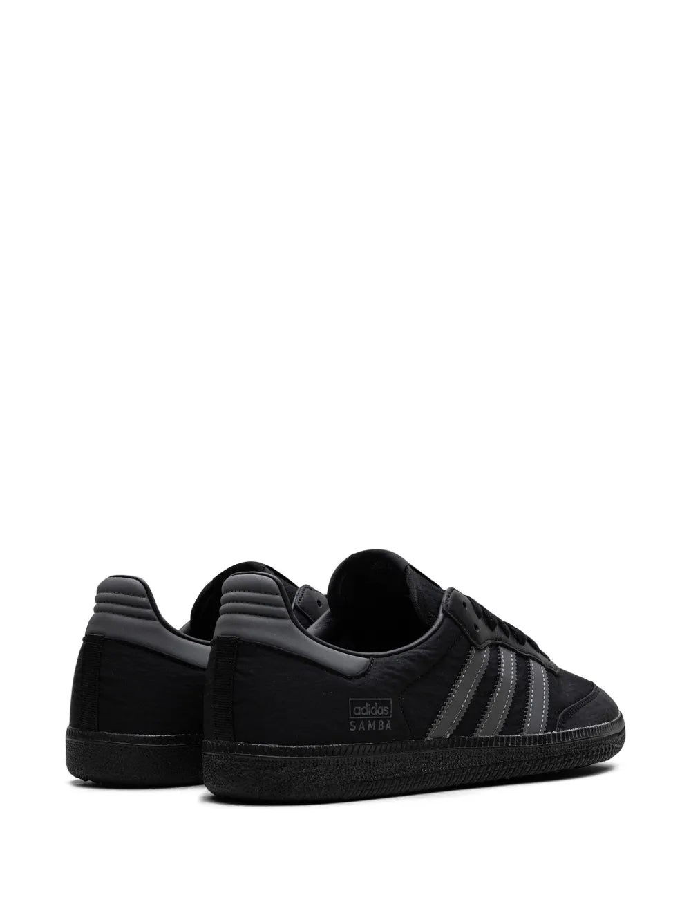 adidas Samba Og Core Black Reflective Sneakers — Black — Size US M 9.5 - US W 11 — Back View