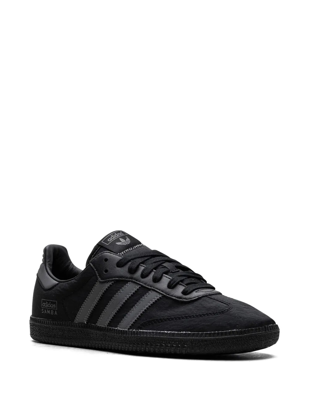 adidas Samba Og Core Black Reflective Sneakers — Black — Size US M 9.5 - US W 11 — Side View