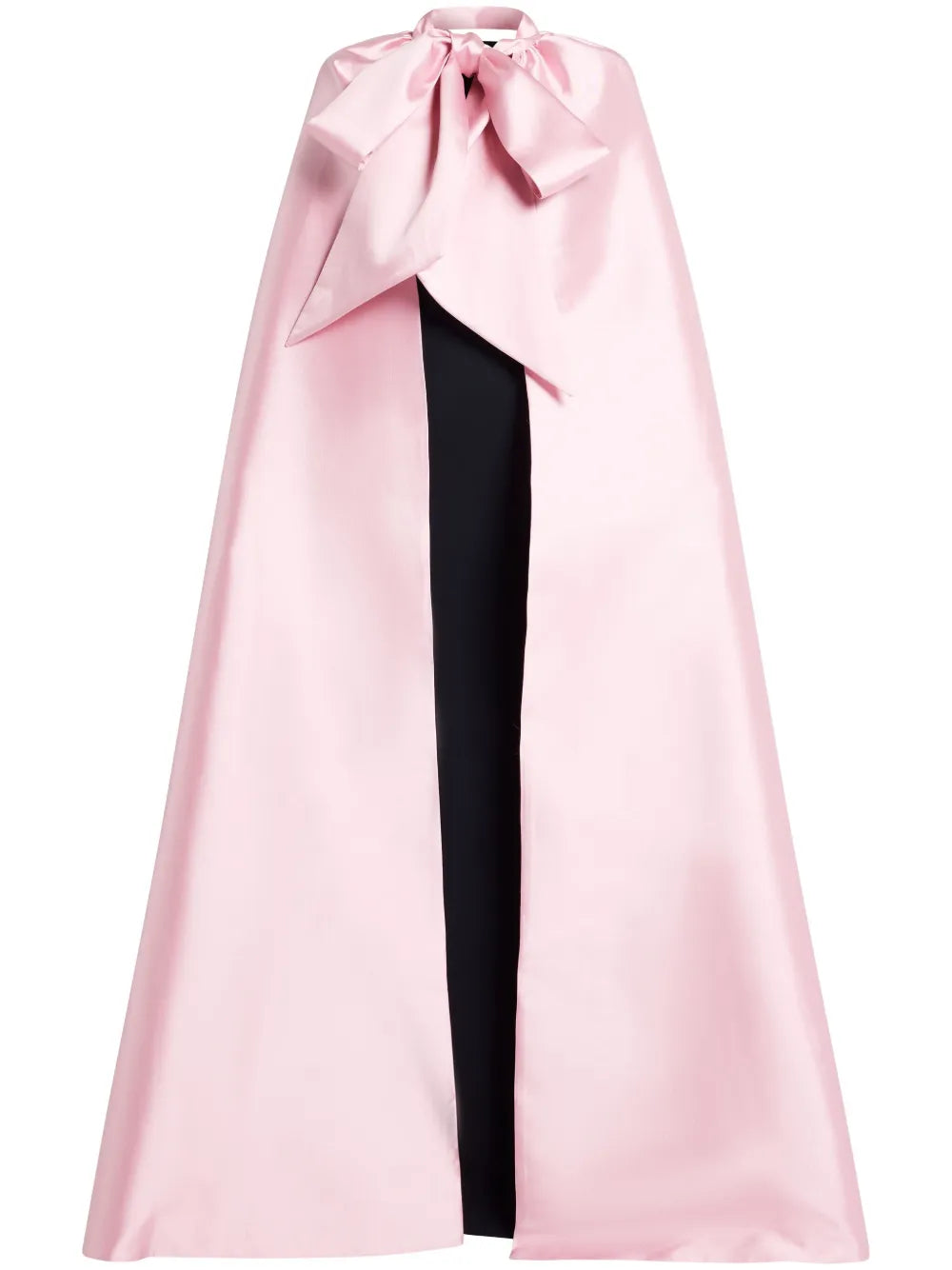 Greta Constantine Cape Gown — Tan/ Pink — Size XS — Front View