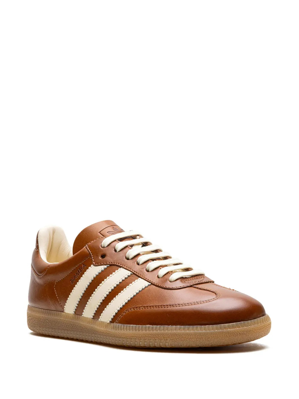 adidas Samba Og Made In Italy Vachetta Tan Sneakers — Camel Brown — Size US M 11 - US W 12.5 — Side View