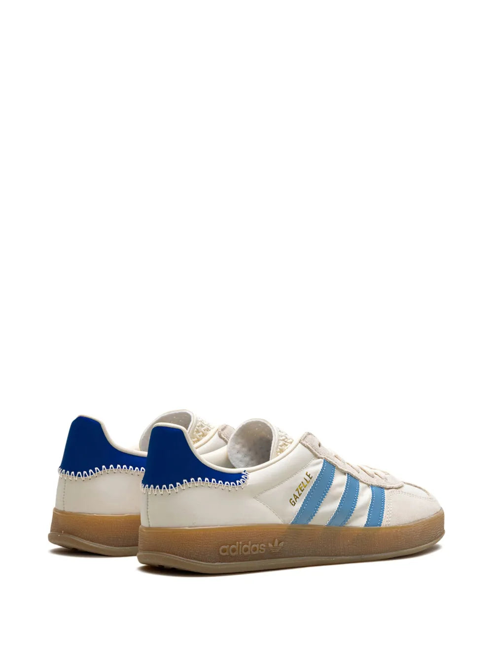 adidas Gazelle Indoor Off White Clear Sky Sneakers — White — Size US M 5.5 - US W 7 — Back View