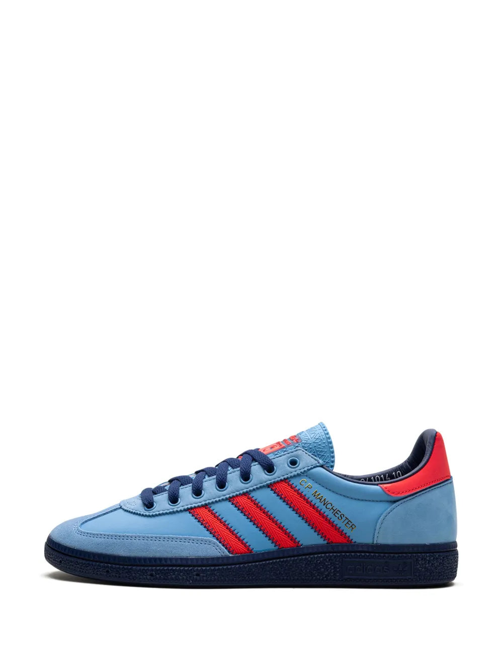adidas Manchester Sneakers — Light Blue — Size US M 10 - US W 11.5 — Detail View