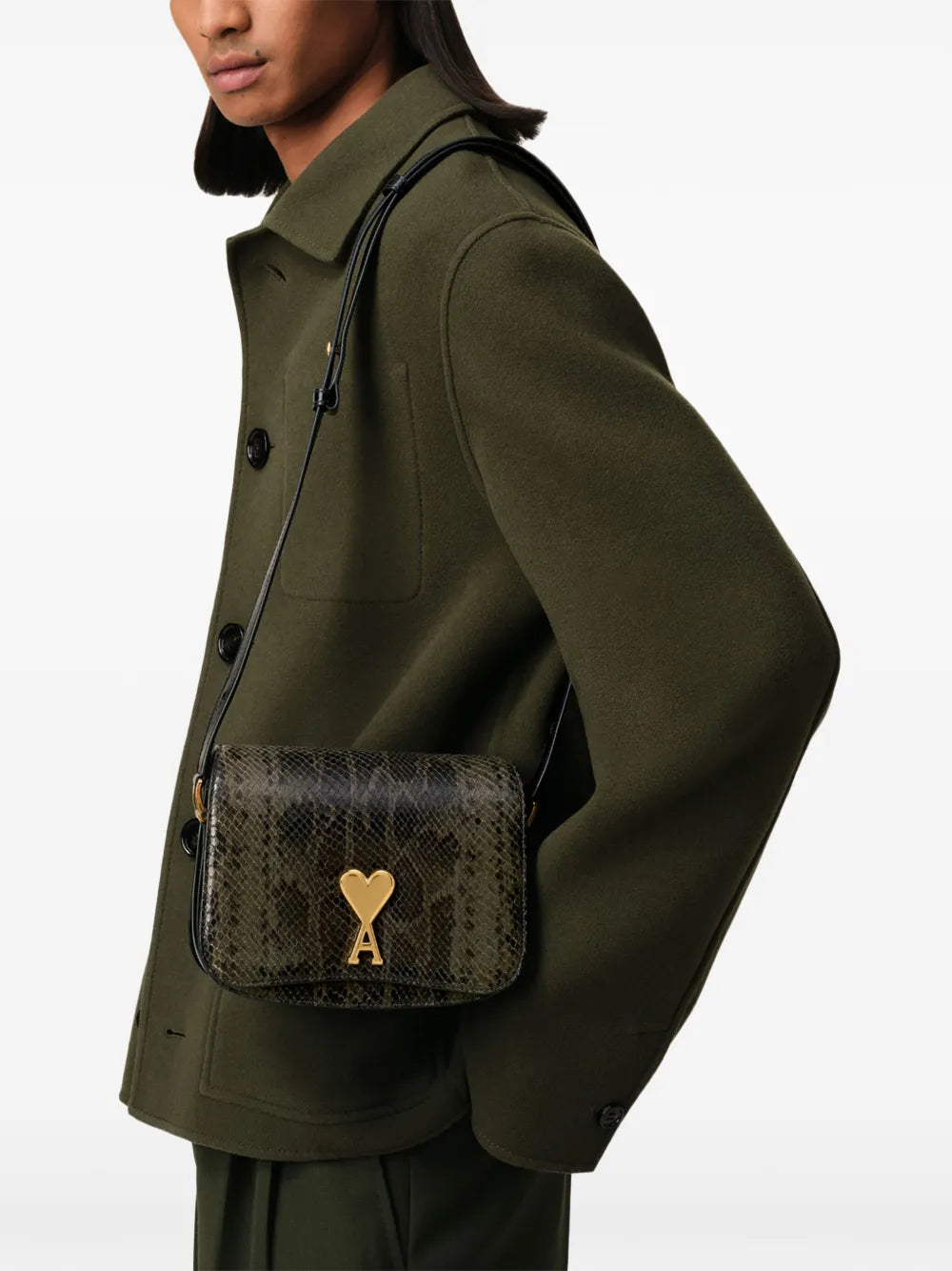Ami Paris Paris Paris Shoulder — Same as shown — Size One Size — Side View