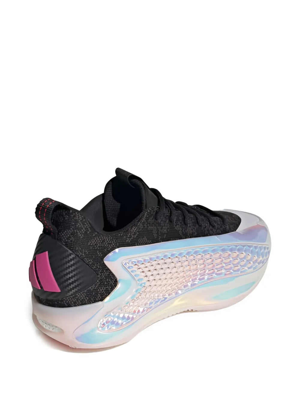 adidas Ae 1 Low Year Of The Snake Sneakers — Black/Pink — Size US M 7 - US W 8.5 — Top View