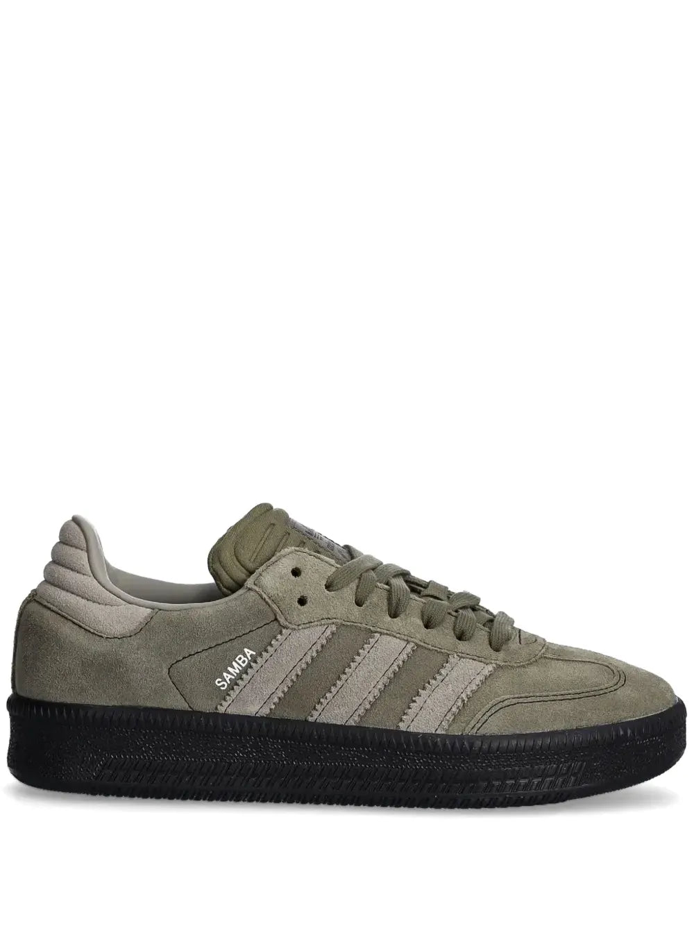 adidas Samba Xlg Sneakers — Olive Green — Size US M 11 - US W 12.5 — Front View