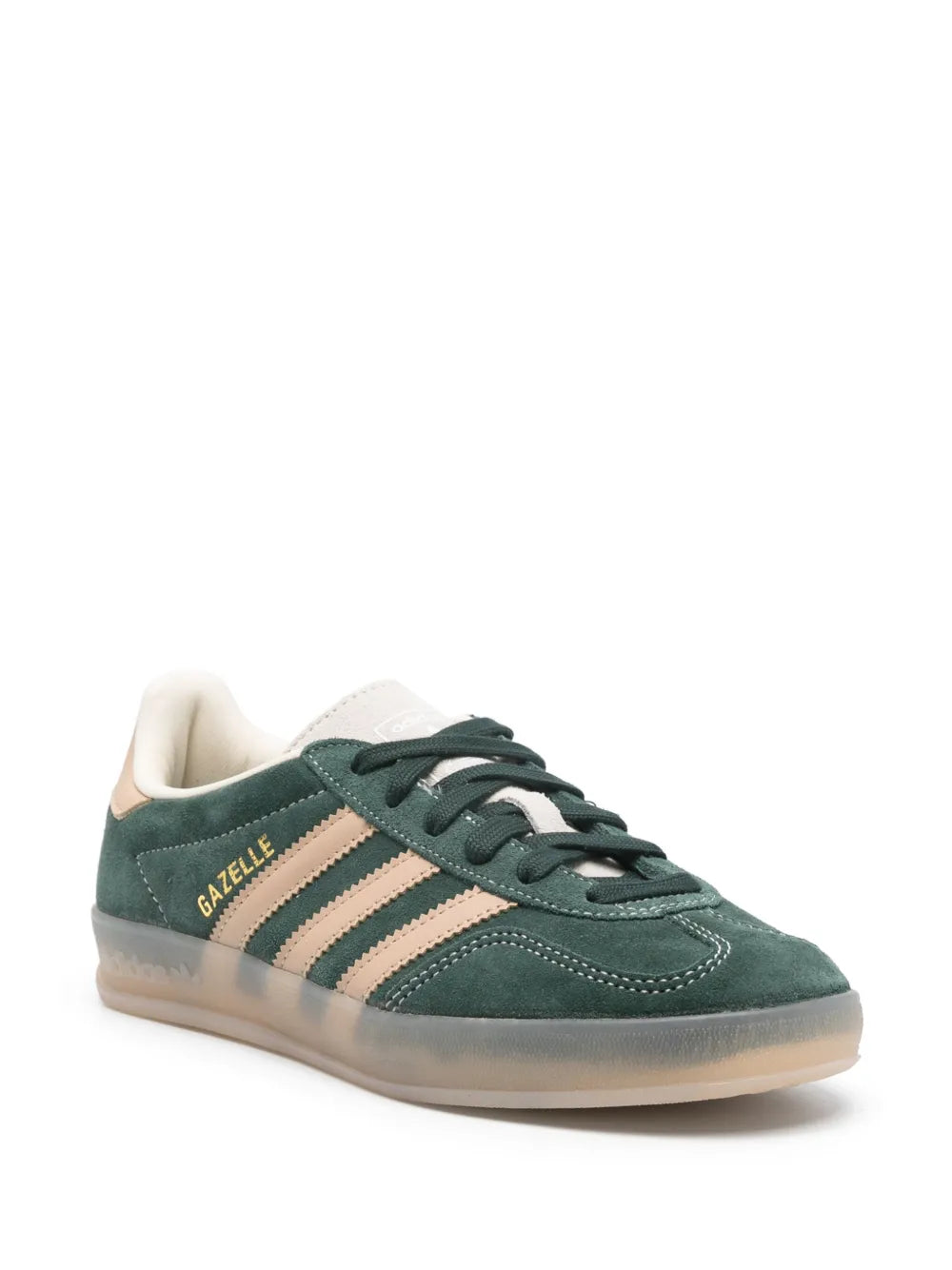 adidas Gazelle Indoor Sneakers — Teal Green — Size US M 3.5 - US W 5 — Side View