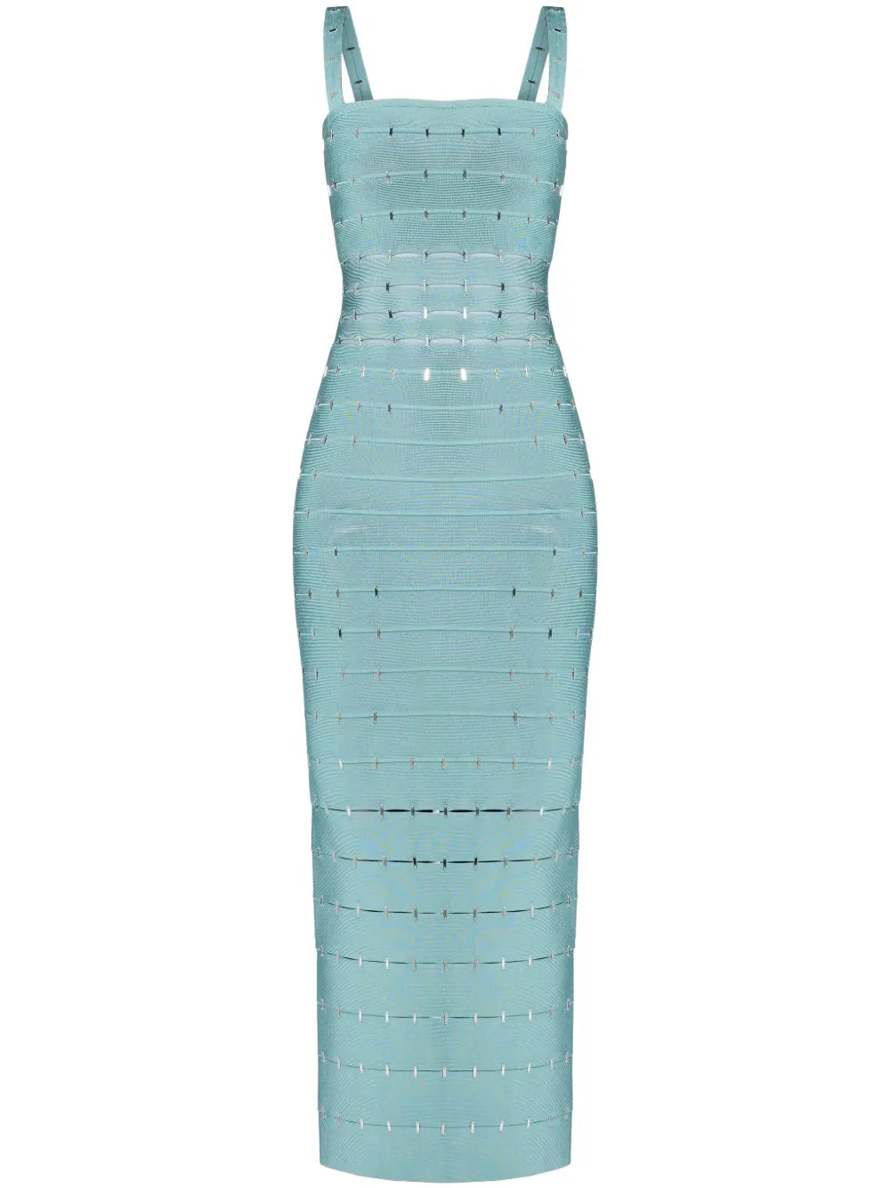 Herve Leger The Lillian Gown — Blue — Size XS — Front View
