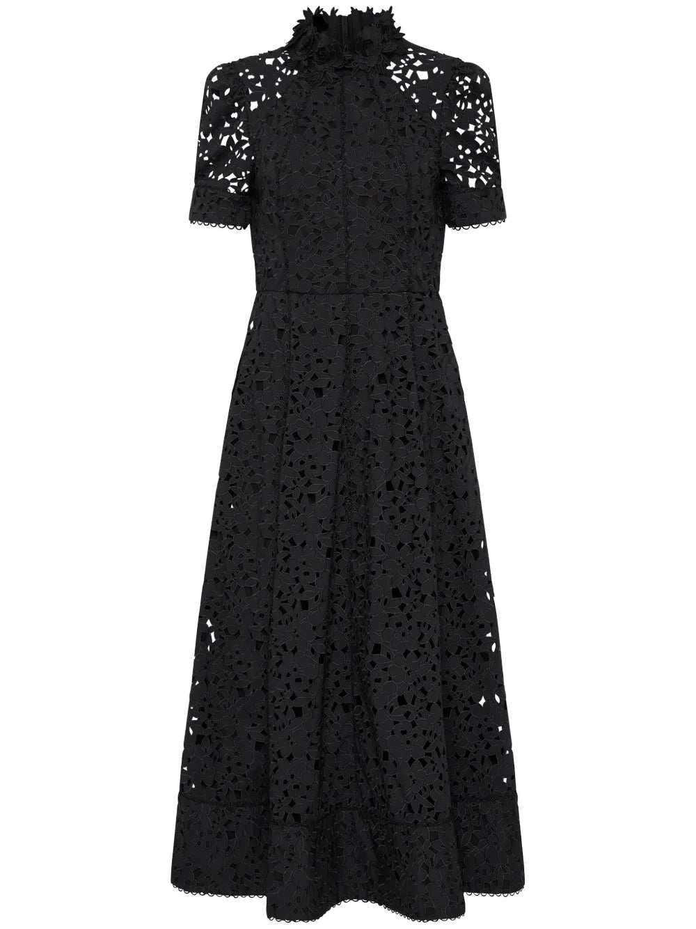Rebecca Vallance Kitsu Dress — Black/ Red — Size S — Front View