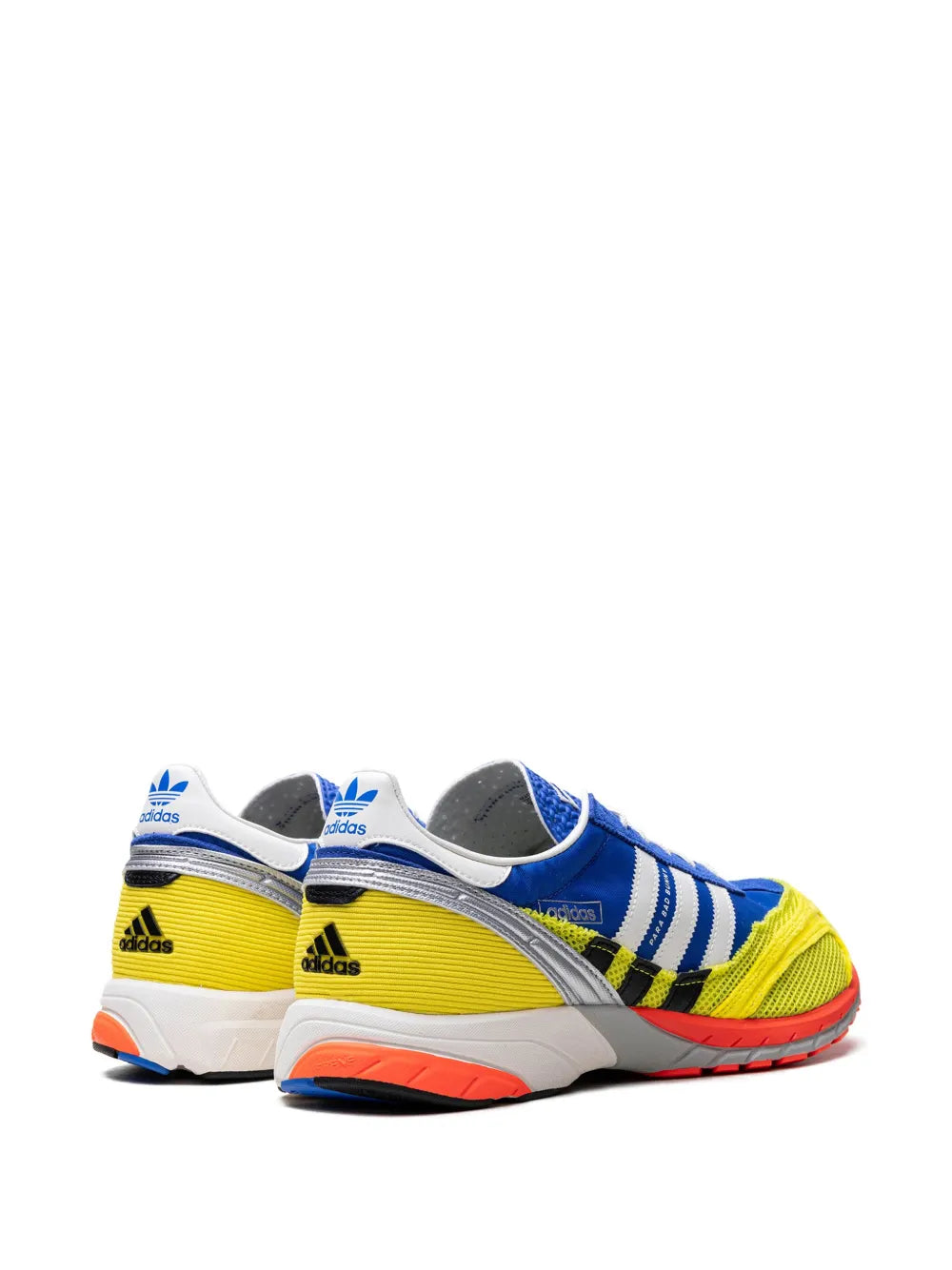 adidas Adizero Sl72 Bad Bunny - Blue Sneakers — Blue/White/Yellow — Size US M 7 - US W 8.5 — Back View