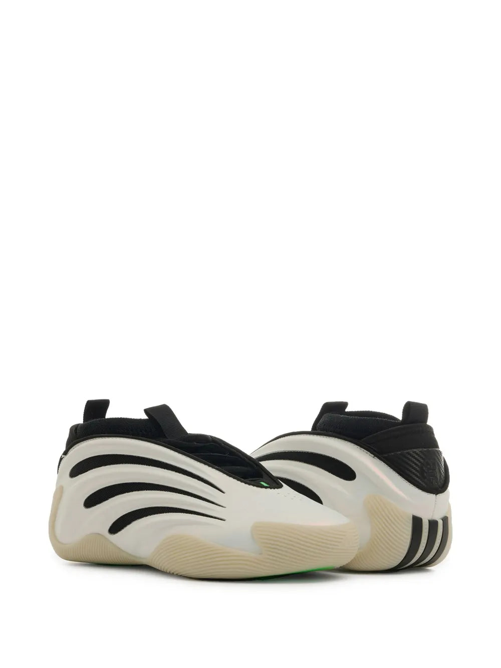 adidas Harden Vol. 9 Sneakers — White/Black — Size US M 9 - US W 10.5 — Side View